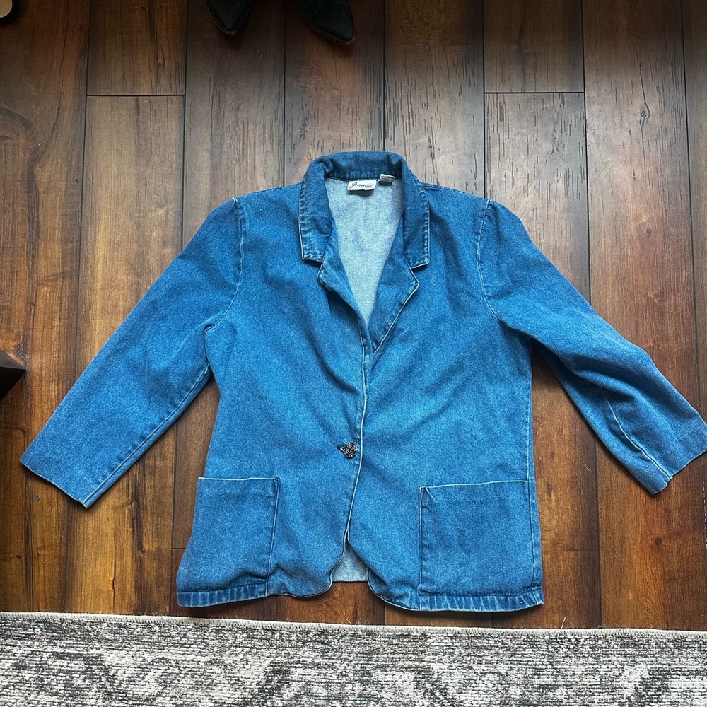Blue Denim Blazer